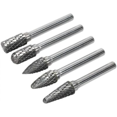 Set di 5 frese in carburo di tungsteno Sealey SDBK5 Set di 5 frese in carburo di tungsteno Sealey SDBK5