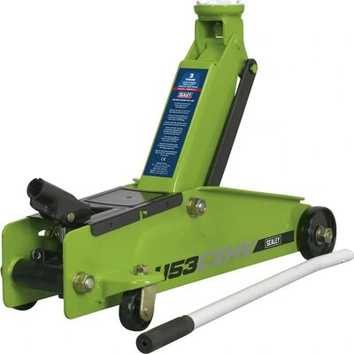Sealey 1153CXHV 3T Long Chassis Heavy-Duty Trolley Jack - Vehicle Lifting Equipment Sealey 1153CXHV 3T Long Chassis Heavy-Duty Trolley Jack - Vehicle Lifting Equipment