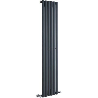 Radiatore Verticale Revive di Hudson Reed - 1600x354mm - Acciaio, Antracite Radiatore Verticale Revive di Hudson Reed - 1600x354mm - Acciaio, Antracite