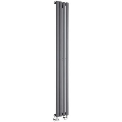 Radiateur Vertical Revive Anthracite - 1600x236mm - Hudson Reed - Publicité Radiateur Vertical Revive Anthracite - 1600x236mm - Hudson Reed - Publicité
