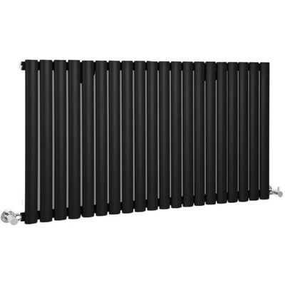 Radiatore Hudson Reed - Design Orizzontale Moderno - Finitura Nera - 635x1180mm - 1194W Radiatore Hudson Reed - Design Orizzontale Moderno - Finitura Nera - 635x1180mm - 1194W