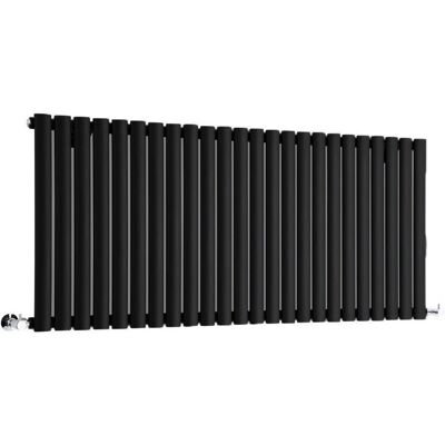 Radiateur Hudson Reed Revive - Design Horizontal Moderne - Fini Noir - 635x1416mm - 1433W - Publicité Radiateur Hudson Reed Revive - Design Horizontal Moderne - Fini Noir - 635x1416mm - 1433W - Publicité