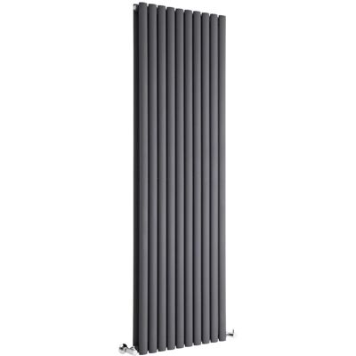 Radiatore verticale Hudson Reed Revive - Antracite - 1780x590mm - Salvaspazio - Moderno Radiatore verticale Hudson Reed Revive - Antracite - 1780x590mm - Salvaspazio - Moderno