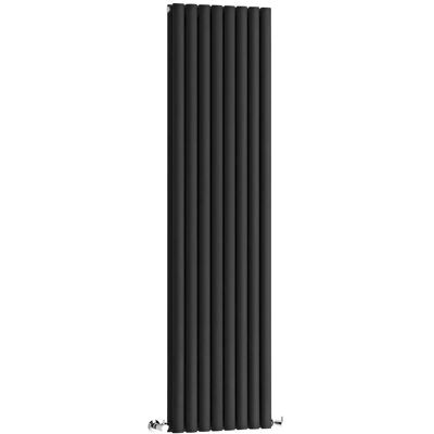 Radiatore Verticale Revive di Hudson Reed - Nero - 1868W - 1780 x 472mm Radiatore Verticale Revive di Hudson Reed - Nero - 1868W - 1780 x 472mm
