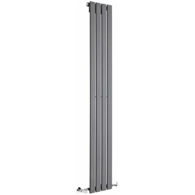 HUDSON REED Radiatore Verticale Delta - Design Moderno Antracite - 1600x280mm HUDSON REED Radiatore Verticale Delta - Design Moderno Antracite - 1600x280mm