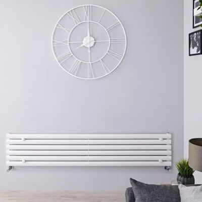 Radiatore Orizzontale Bianco Hudson Reed - 354 x 1780 x 56mm - Design Moderno Radiatore Orizzontale Bianco Hudson Reed - 354 x 1780 x 56mm - Design Moderno