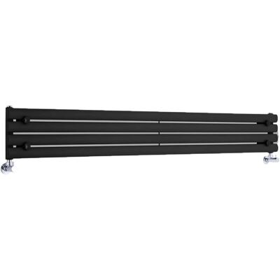 Hudson Reed Radiatore Orizzontale - Nero - 236x1780mm - 517W Hudson Reed Radiatore Orizzontale - Nero - 236x1780mm - 517W
