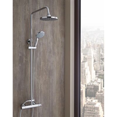 Hudson Reed - Colonna doccia termostatica regolabile - Cromo Hudson Reed - Colonna doccia termostatica regolabile - Cromo