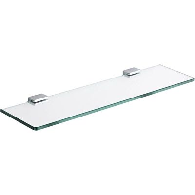 HUDSON REED Wall Mounted Glass Shelf - 120x500mm - Modern Bathroom Storage HUDSON REED Wall Mounted Glass Shelf - 120x500mm - Modern Bathroom Storage