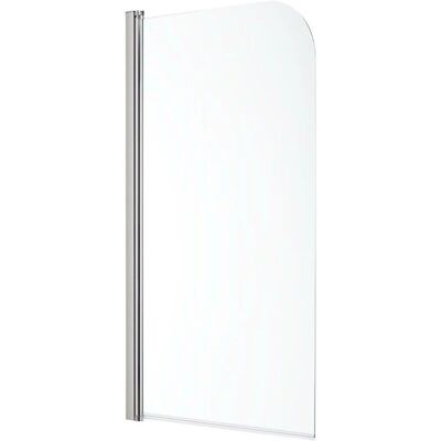 Parete Vasca Hudson Reed con Curva Superiore - Vetro di Sicurezza 6mm - Profilo in Alluminio Cromato - 800 x 1400mm Parete Vasca Hudson Reed con Curva Superiore - Vetro di Sicurezza 6mm - Profilo in Alluminio Cromato - 800 x 1400mm