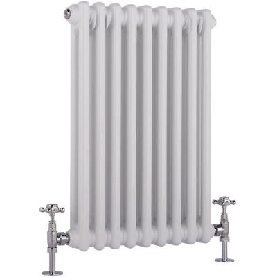 Radiatore Hudson Reed Regent - Stile tradizionale in ghisa - Finitura bianca - 2x9 colonne - 510W - 600x425mm Radiatore Hudson Reed Regent - Stile tradizionale in ghisa - Finitura bianca - 2x9 colonne - 510W - 600x425mm