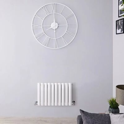 Hudson Reed - Radiatore Orizzontale - Bianco - 400mm x 595mm - 406W - Design Moderno Hudson Reed - Radiatore Orizzontale - Bianco - 400mm x 595mm - 406W - Design Moderno