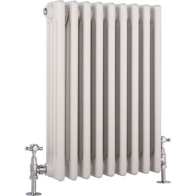 Radiatore Orizzontale Regent Bianco - Stile Ghisa - 854W - 600x425mm Radiatore Orizzontale Regent Bianco - Stile Ghisa - 854W - 600x425mm
