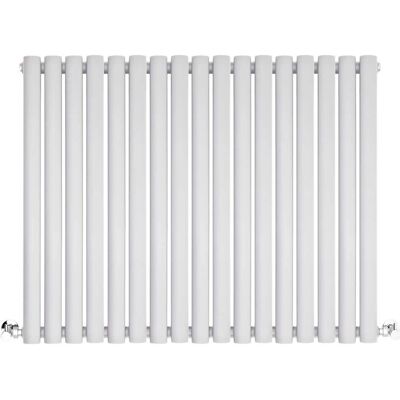 Hudson Reed - Modello Revive - Radiatore orizzontale a doppio pannello - Bianco - 600x1000mm Hudson Reed - Modello Revive - Radiatore orizzontale a doppio pannello - Bianco - 600x1000mm