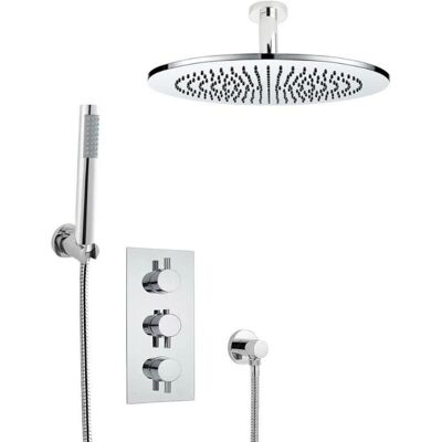 Kit Doccia Termostatico Cromato HudsonReed - Como Kit Doccia Termostatico Cromato HudsonReed - Como