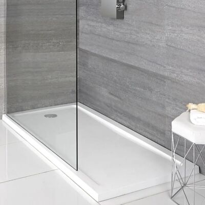Piatto doccia rettangolare Maxon di Hudson Reed - Bianco - 1700x700mm Piatto doccia rettangolare Maxon di Hudson Reed - Bianco - 1700x700mm