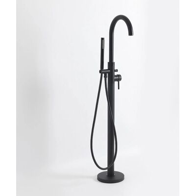 HudsonReed Nox Miscelatore Vasca - Nero - Design Moderno HudsonReed Nox Miscelatore Vasca - Nero - Design Moderno