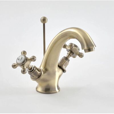 HudsonReed Elizabeth Rubinetto Monoforo Bagno Classico - Oro Spazzolato - Miscelatore HudsonReed Elizabeth Rubinetto Monoforo Bagno Classico - Oro Spazzolato - Miscelatore