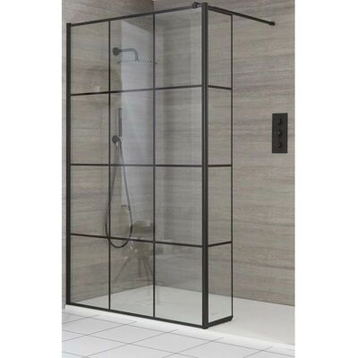 HUDSON REED - Barq - Walk-In Shower - 8mm Glass - White Slate Tray HUDSON REED - Barq - Walk-In Shower - 8mm Glass - White Slate Tray