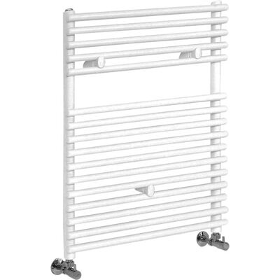Hudson Reed Arno Sèche-Serviettes Moderne Vertical Blanc - 730x450mm - 452W - Publicité Hudson Reed Arno Sèche-Serviettes Moderne Vertical Blanc - 730x450mm - 452W - Publicité