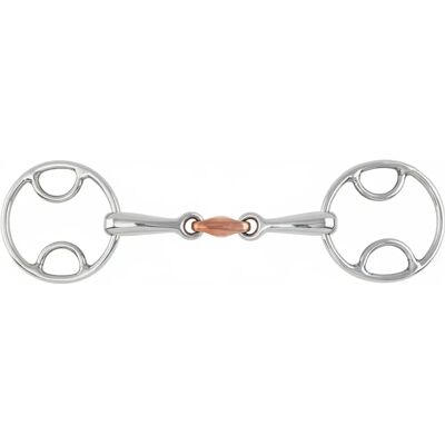 Shires - Bevel Bit With Copper Lozenge - 5.5 - Bit - Publicité Shires - Bevel Bit With Copper Lozenge - 5.5 - Bit - Publicité