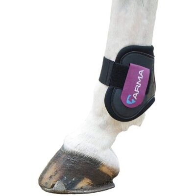 Shires ARMA Fetlock Boots Schwarz und Pflaume - Fetlock Boots Shires ARMA Fetlock Boots Schwarz und Pflaume - Fetlock Boots