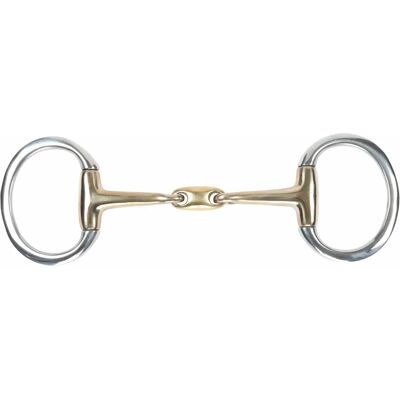 Shires Messinglegierung Flacher Ring Lozenge Eggbutt - Reitausrüstung Shires Messinglegierung Flacher Ring Lozenge Eggbutt - Reitausrüstung