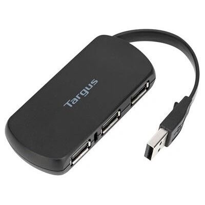 Hub USB Targus ACH114EU - 4 Porte, Nero, USB 2.0 Hub USB Targus ACH114EU - 4 Porte, Nero, USB 2.0