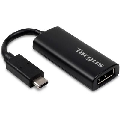 Adaptador de Cabo de Vídeo Targus ACA932EUZ - 0,17m USB-C para DisplayPort Preto Adaptador de Cabo de Vídeo Targus ACA932EUZ - 0,17m USB-C para DisplayPort Preto
