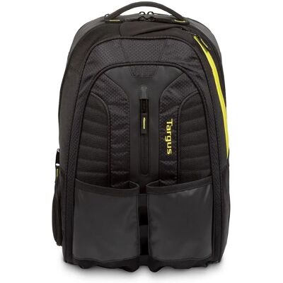 Targus TSB943EU Backpack - Black/Yellow Polyurethane Targus TSB943EU Backpack - Black/Yellow Polyurethane