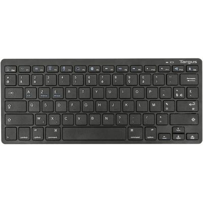 Clavier compact Bluetooth AZERTY français Targus AKB55FR - Publicité Clavier compact Bluetooth AZERTY français Targus AKB55FR - Publicité