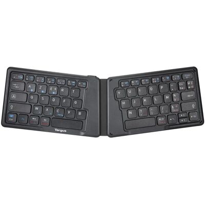 Clavier Bluetooth français Targus AKF003FR - Antimicrobien, Ergonomique, Taille de poche - Publicité Clavier Bluetooth français Targus AKF003FR - Antimicrobien, Ergonomique, Taille de poche - Publicité