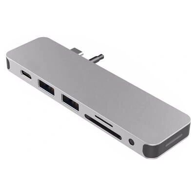 Hyper GN21D-SILVER Laptop Dock - 7-in-1, HDMI, USB Hyper GN21D-SILVER Laptop Dock - 7-in-1, HDMI, USB