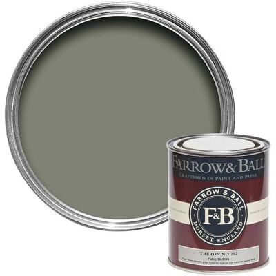 Farrow & Ball Full Gloss Paint Treron No.292 - 750ml Farrow & Ball Full Gloss Paint Treron No.292 - 750ml