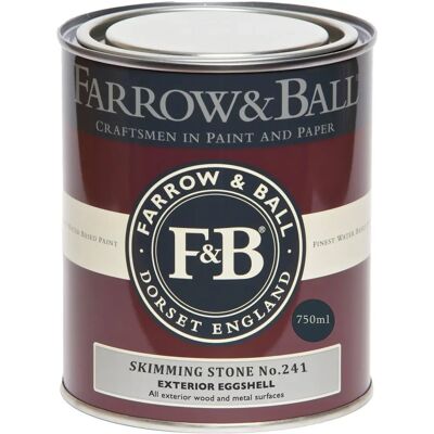 Farrow & Ball Skimming Stone No.241 Exterior Eggshell - 750ml Farrow & Ball Skimming Stone No.241 Exterior Eggshell - 750ml