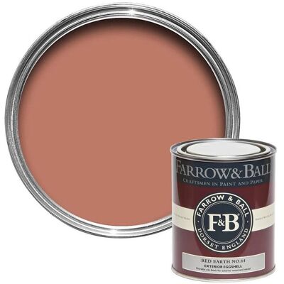 Farrow & Ball Red Earth No.64 Exterior Eggshell Paint Farrow & Ball Red Earth No.64 Exterior Eggshell Paint
