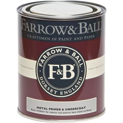 Farrow & Ball Metal Primer & Undercoat - 0.75L - Red & Warm Tones Farrow & Ball Metal Primer & Undercoat - 0.75L - Red & Warm Tones