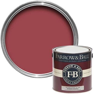 Farrow & Ball Incarnadine 2.5L - Modern Eggshell Paint Farrow & Ball Incarnadine 2.5L - Modern Eggshell Paint