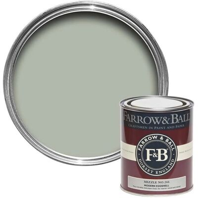 Farrow & Ball Mizzle No.266 - Eggshell Paint - 2.5L Farrow & Ball Mizzle No.266 - Eggshell Paint - 2.5L