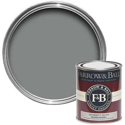 Farrow & Ball Modern Eggshell Plummett No.272 - 2.5L Farrow & Ball Modern Eggshell Plummett No.272 - 2.5L