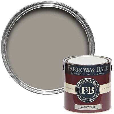 Farrow & Ball Modern Eggshell Worsted No.284 - 2.5L Farrow & Ball Modern Eggshell Worsted No.284 - 2.5L