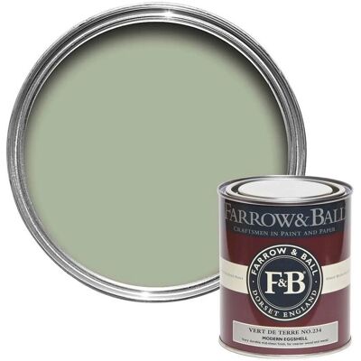 Farrow & Ball Modern Eggshell Vert de Terre No.234 - 750ml Farrow & Ball Modern Eggshell Vert de Terre No.234 - 750ml