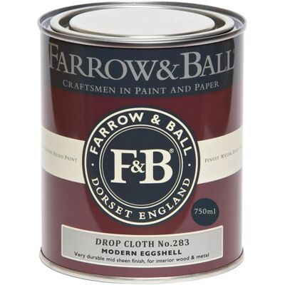 Farrow & Ball Modern Eggshell Drop Cloth - Paint Farrow & Ball Modern Eggshell Drop Cloth - Paint