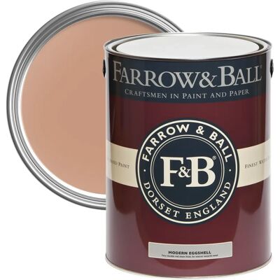 Farrow & Ball Modern Eggshell Archive Colour - 5l - Ointment Pink - Paint Farrow & Ball Modern Eggshell Archive Colour - 5l - Ointment Pink - Paint