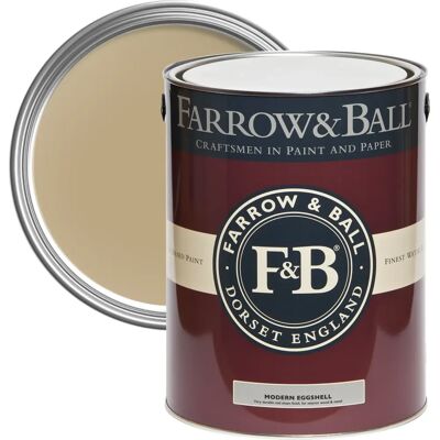 Farrow & Ball Biscuit No. 38 - Eggshell Paint - 5L Farrow & Ball Biscuit No. 38 - Eggshell Paint - 5L