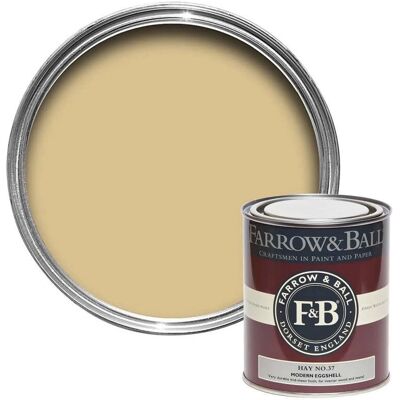 Farrow & Ball Hay No.37 - 750ml - Modern Eggshell Paint Farrow & Ball Hay No.37 - 750ml - Modern Eggshell Paint