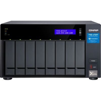 QNAP TVS-872XT NAS Tower Intel Core i5 16GB 128TB Black - Storage QNAP TVS-872XT NAS Tower Intel Core i5 16GB 128TB Black - Storage