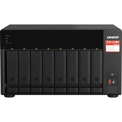 QNAP TS-873A-8G NAS Tower Ryzen Embedded V1500B 8 GB DDR4 48 TB HDD Black - NAS Tower QNAP TS-873A-8G NAS Tower Ryzen Embedded V1500B 8 GB DDR4 48 TB HDD Black - NAS Tower
