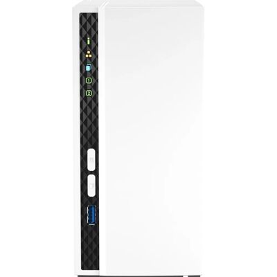 QNAP TS-233 NAS Tower - Face Recognition - 2GB RAM - 8TB HDD - White QNAP TS-233 NAS Tower - Face Recognition - 2GB RAM - 8TB HDD - White