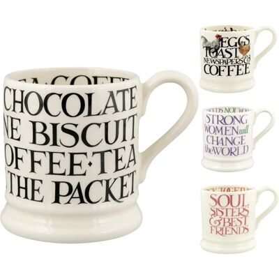 Emma Bridgewater Black Toast All Over Writing Mug - Mug Emma Bridgewater Black Toast All Over Writing Mug - Mug
